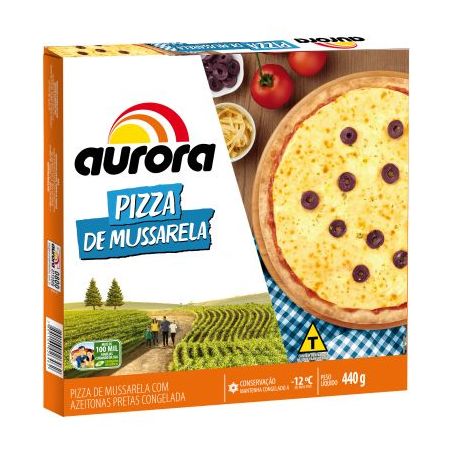 Pizza Congelada Aurora Mussarela Unidade 380G