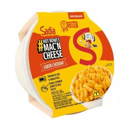 Macarrão sadia mac´n cheese sabor cheddar 300g