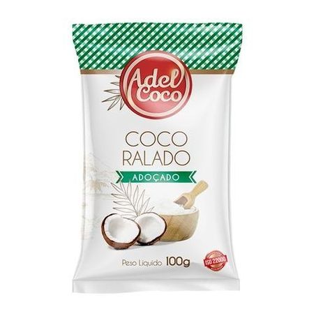 Coco ralado adel coco adoçado 100g