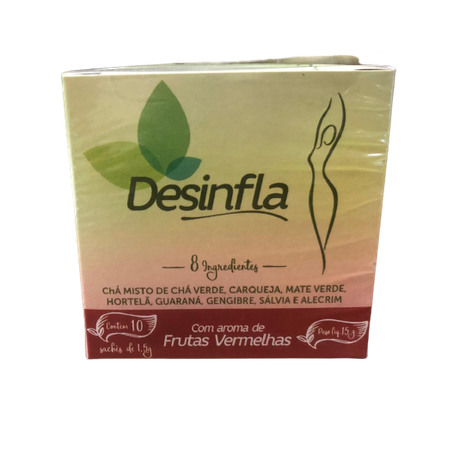 Chá Mandiervas Desinfla Frutas Vermelhas Caixa 15g 
 