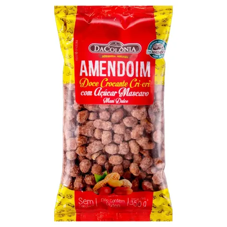 Amendoim Dacolônia Doce Cri Cri Pacote 350g 
 