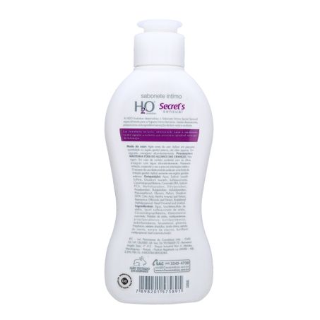 Sabonete Intimo H2o 200ml Secret s Sensual 360-2