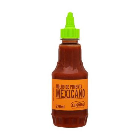 Molho de Pimenta Cepêra Mexicano Embalagem 270ML