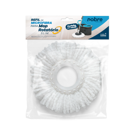 REFIL MOP GIRATÓRIO SLIM / INOX NOBRE 36876 / 41411 / 59123