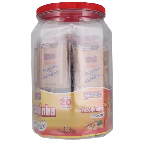 Paçoca amendupã caseiro pote 1.3kg 360-6