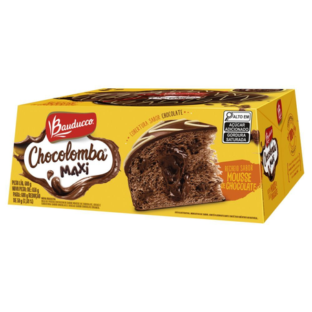 Colomba Bauducco Maxi Mousse Chocolate 600G