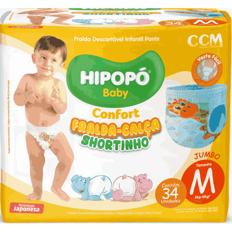 FRALDA CALCA HIPOP CONF JUMB M 34UN
