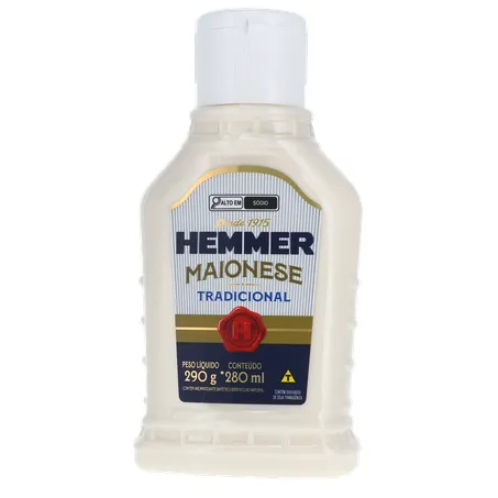 Maionese Hemmer Tradicional Squeeze 280ml 360-1