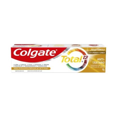 CREME DENTAL TOTAL 12 ANTI TARTARO COLGATE 90G