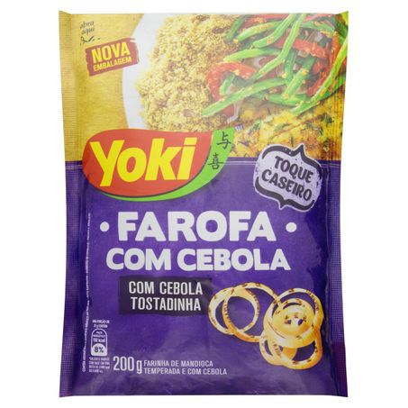 FAROFA DE MANDIOCA CEBOLA YOKI