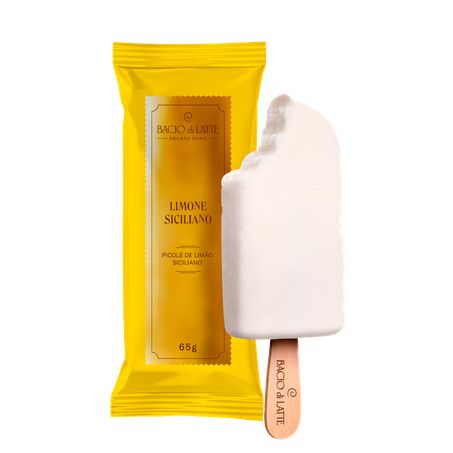 PICOLÉ BACCIO DE LATTE LIMONE SICILIANO PACOTE 65G