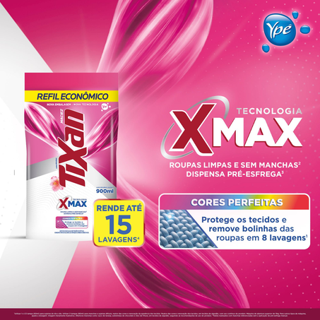 Sabão Líquido Tixan Ypê Maciez Refil 900ml 360-1