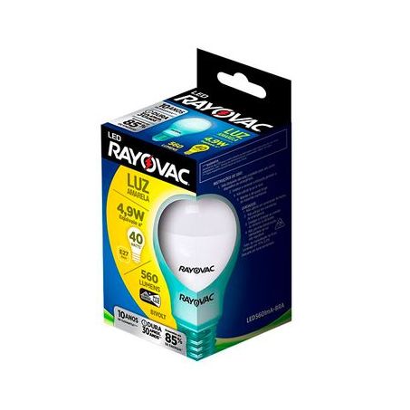 LAMP RAYOVAC LED 4,9W 220V AMARELA UN