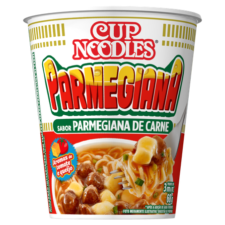 Macarrao cup noodles parmegiana 67 gr