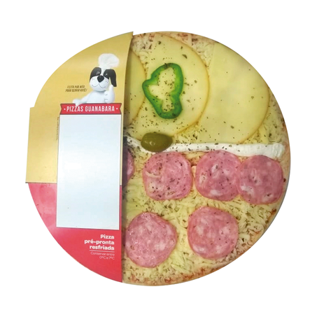 PIZZA GUANABARA CALABRESA E PROVOLONE UNIDADE