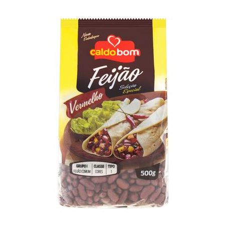 Feijão Vermelho Caldo Bom 500G