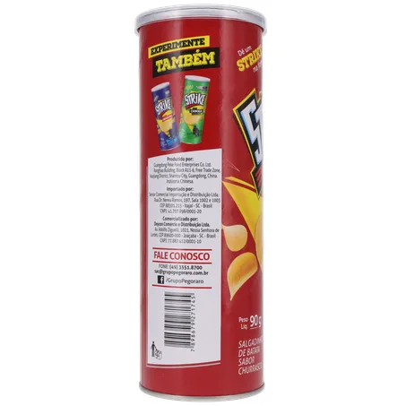 SALGADINHO BATATA STRIKE CHURRASCO POTE 90G 360-26