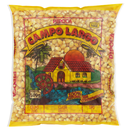 Pipoca Grao Campo Largo 400g Tipo 1