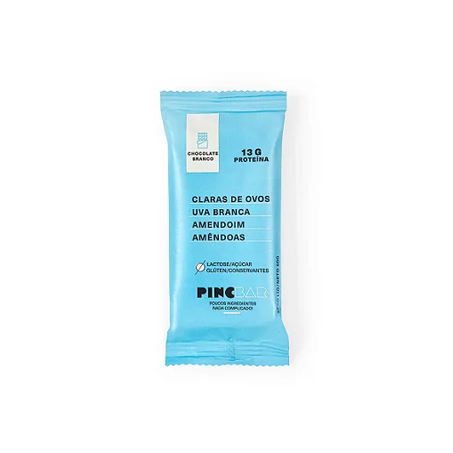 BARRA DE PROTEINA PINCBAR 50G CHOCOLATE BRANCO