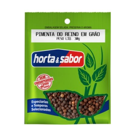 Pimenta preta grão horta & sabor 30gr