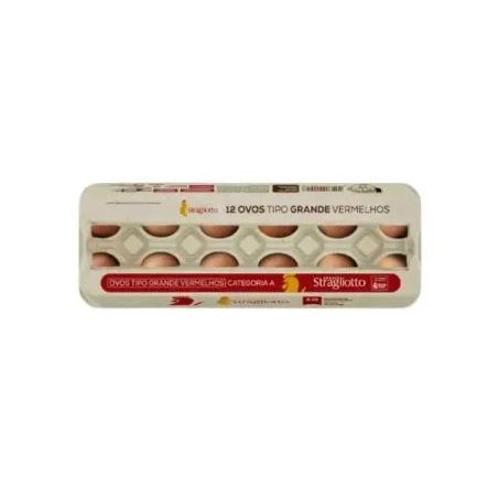 Ovos vermelhos Stragliotto com 12 un