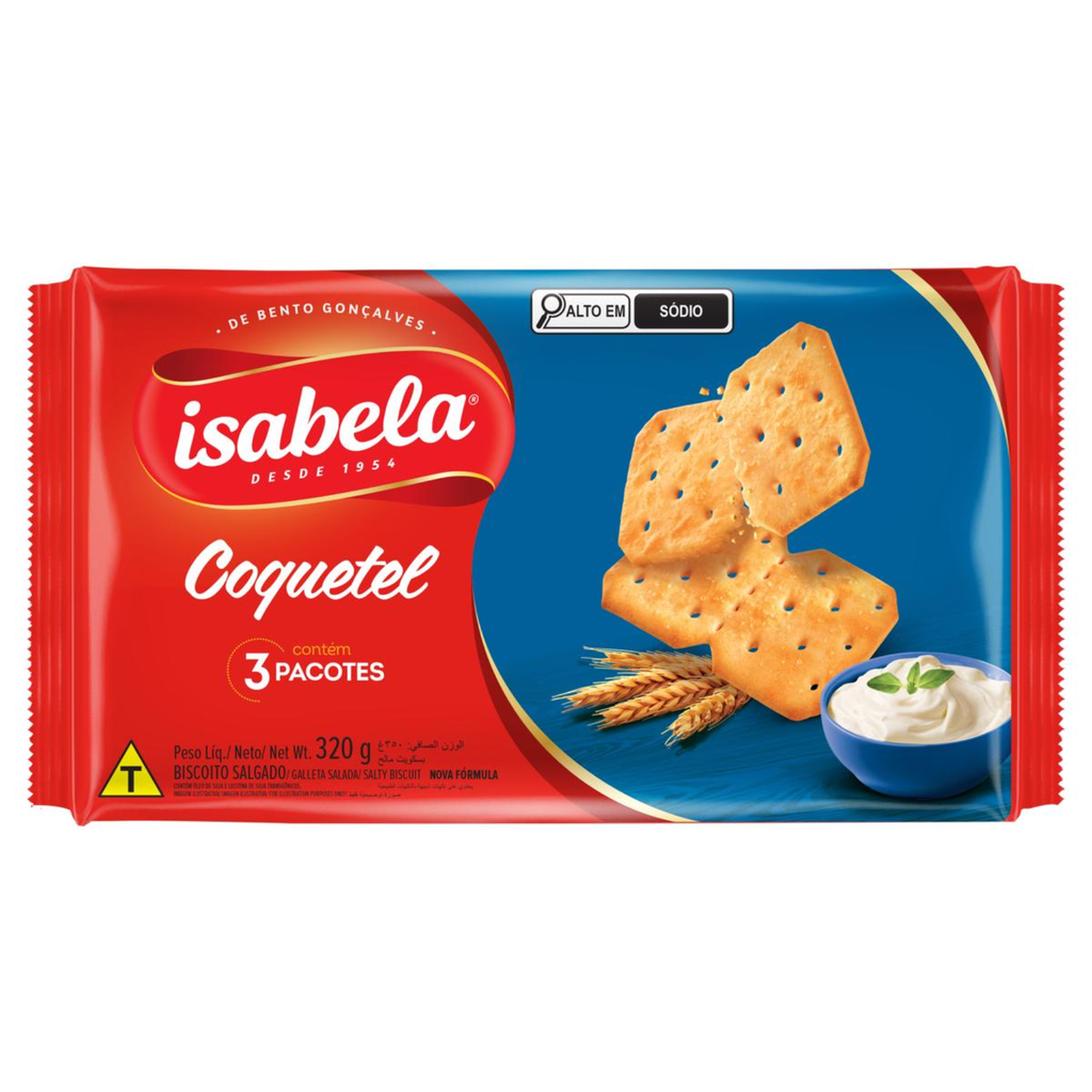 Biscoito Isabela 320g - Coquetel