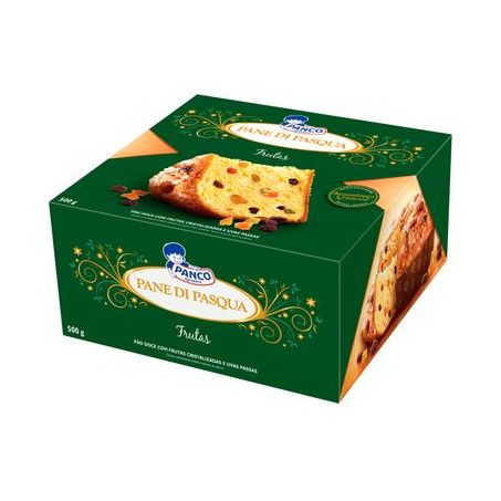 Colomba Panco Pani Di Pasqua Frutas Critalizadas Embalagem 500G
