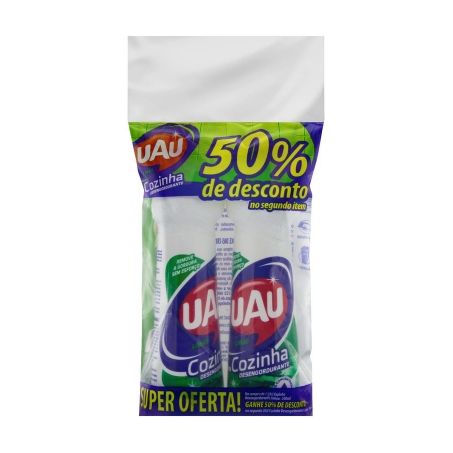 Kit Desengordurante Uau 500ml 2un Cozinha Limao