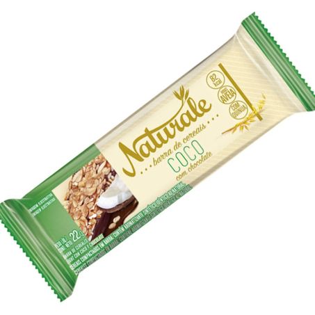 Barra cereal naturale 22g coco com chocolate