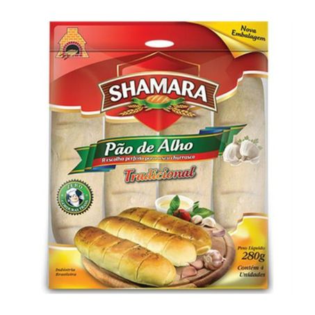 PAO ALHO SHAMARA TRADICIO 280G
