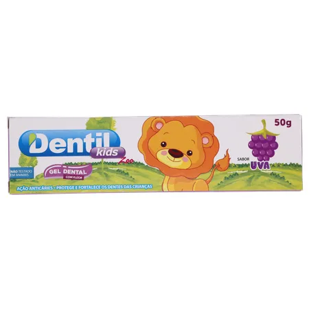 Creme dental dentil kids zoo uva 50g 360-0