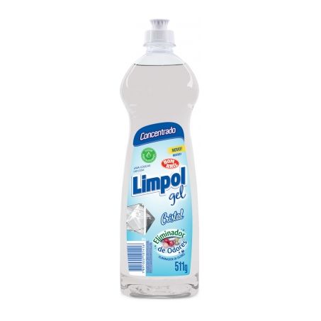 DETERG GEL LIMPOL 511G CRISTAL