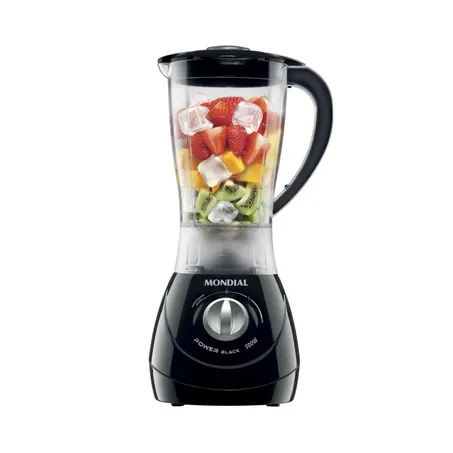 	 LIQUIDIFICADOR MONDIAL PREMIUM PRETO 220V