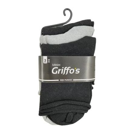 KIT MEIA GRIFFOS C/3 AM S/P 20103 SORTIDA 38/43