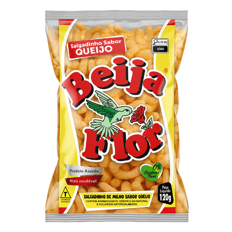 SALGADINHO BEIJA FLOR MILHO SABOR QUEIJO 120G