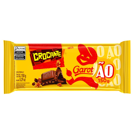 Chocolate Garoto 150g - Crocante