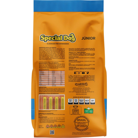 Ração Special Dog 10,1kg - Júnior