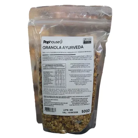 GRANOLA AYURVEDA 500G - POP HOUSE