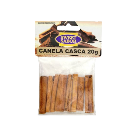 Canela Casca Sweet Sabor 20g 