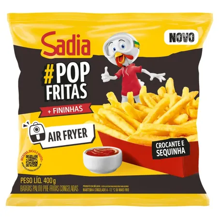 Batata Sadia Fininhas Air Fryer Congelada Pacote 400g 
 