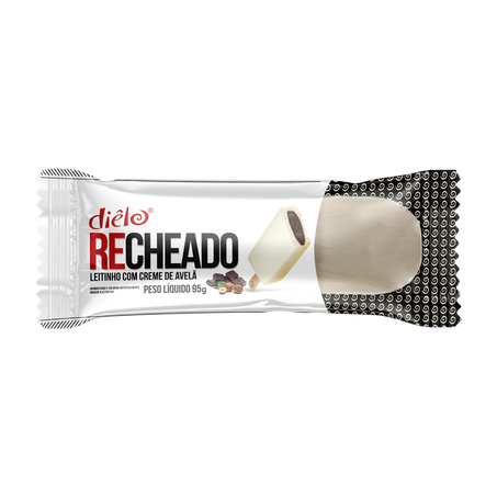 DIELO PICOLE RECH LEITINHO C/CREME AVELA 95 G     