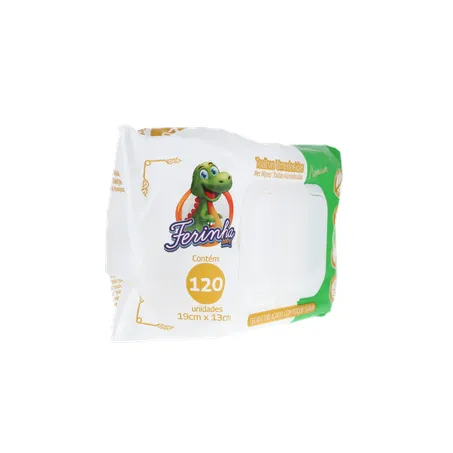 TOALHAS UMEDECIDAS FERINHA BABY PREMIUM TOQUE SUAVA PACOTE C/120UNID 360-30