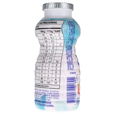 BEBIDA PENSE ZERO MORANGO BATAVO 170G 360-25