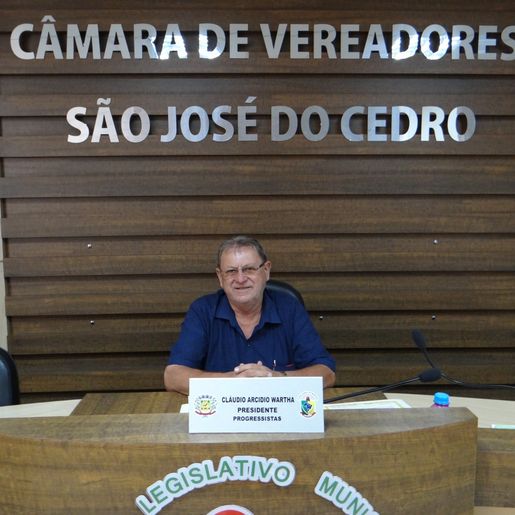 Administração de São José do Cedro solicita sessão extraordinária 