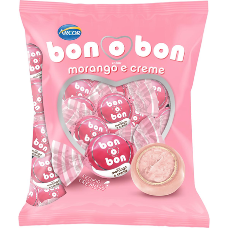 Bombom Arcor 750g - Bon o Bon - Morango