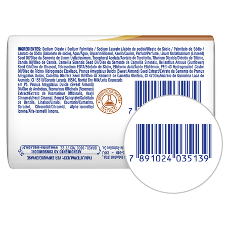 Sabonete Barra Antibacteriano Protex Nutri Protect Glicerina  Vitamina E Envoltório 85g 360-3