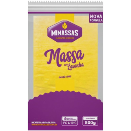 Massa lasanha mimassas 500g cong