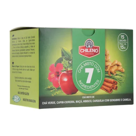Cha chileno misto 7 ingredientes 15g 360-33