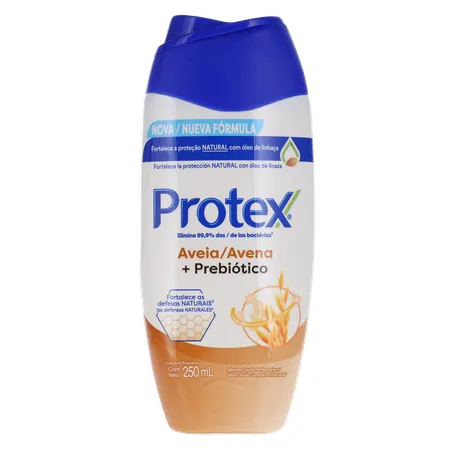 Sabonete Líquido Antibacteriano Protex Aveia + Probiótico Frasco 250ml 360-0