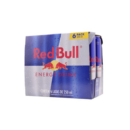 Energetico red bull trad 250ml 6un 360-34